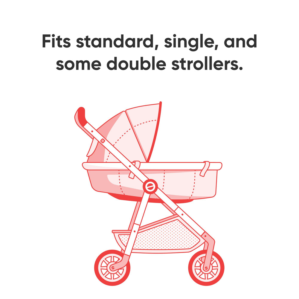 Hulsky stroller bag waterproof seal demonstrates protection against water and dust.