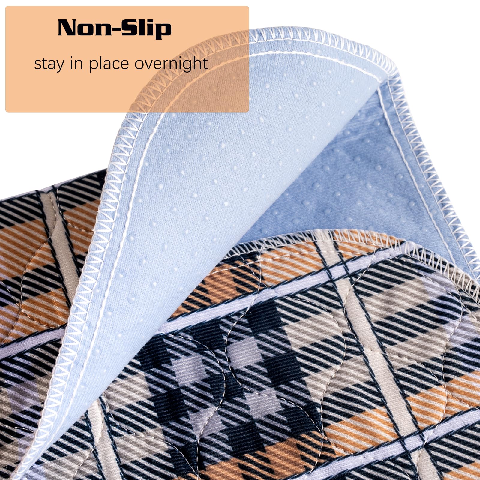 HUNAIGEE four-layer design chair pad delivers reliable absorption.