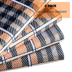 HUNAIGEE chair pad washable care with machine or hand washing.
