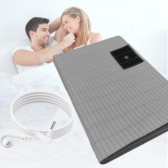 HUNAIGEE grounding sheet on baby crib offers soothing sleep support and skin-friendly comfort.