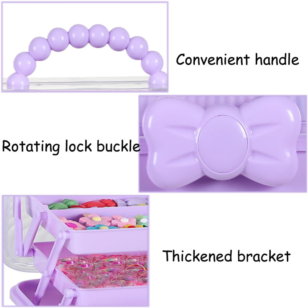 Huniupore foldable organizer keeps kids’ accessories organized and accessible.