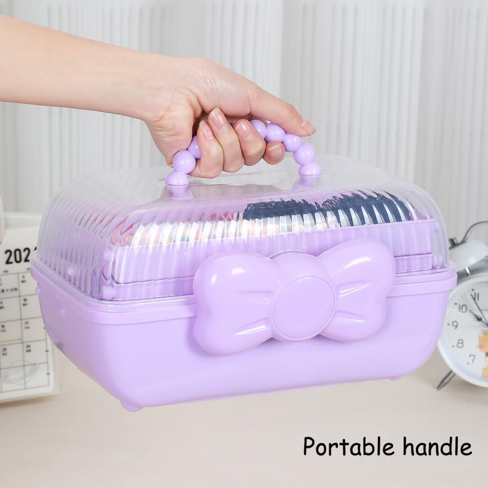 Huniupore large-capacity organizer fits headbands, bows, and clips without clutter.