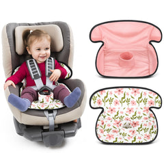 HunnmingRe floral car seat protector for potty training offers durable coverage for car trips.