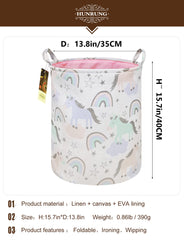 HUNRUNG cartoon organizer bin ideal for keeping nursery clutter under control