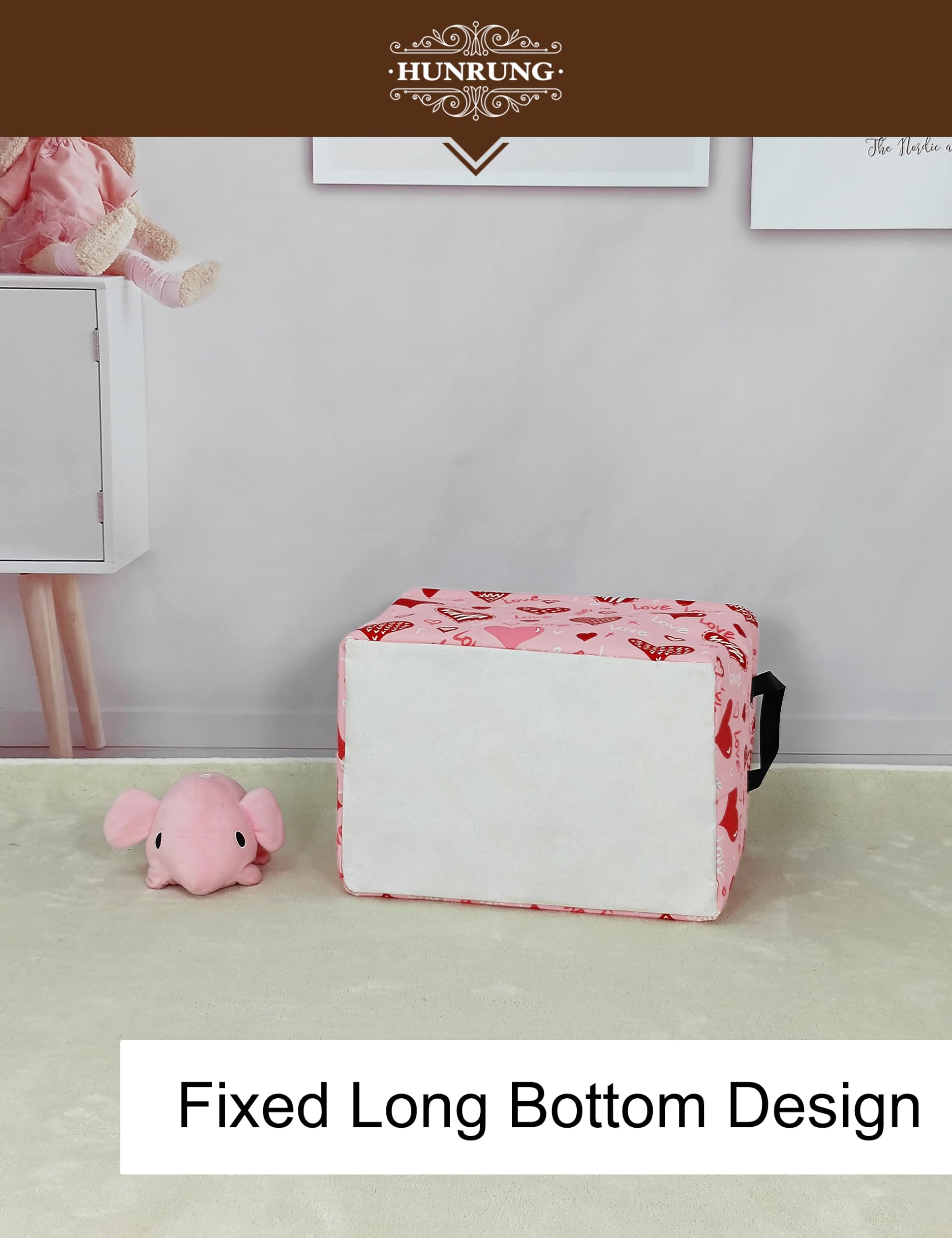 HUNRUNG versatile organizer suitable for nurseries, living rooms, and bathrooms.