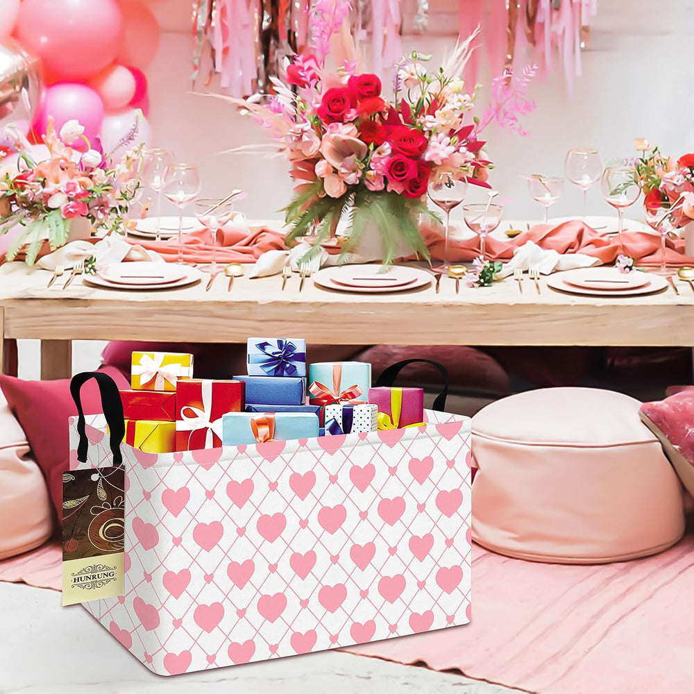 HUNRUNG animal-pattern basket adds charm while concealing clutter.