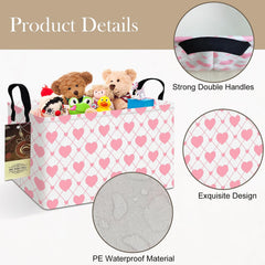 HUNRUNG nursery basket for diapers and wipes within reach.