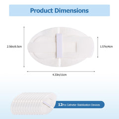 Huoflame skin-friendly adhesion reduces irritation while keeping tubes in place.