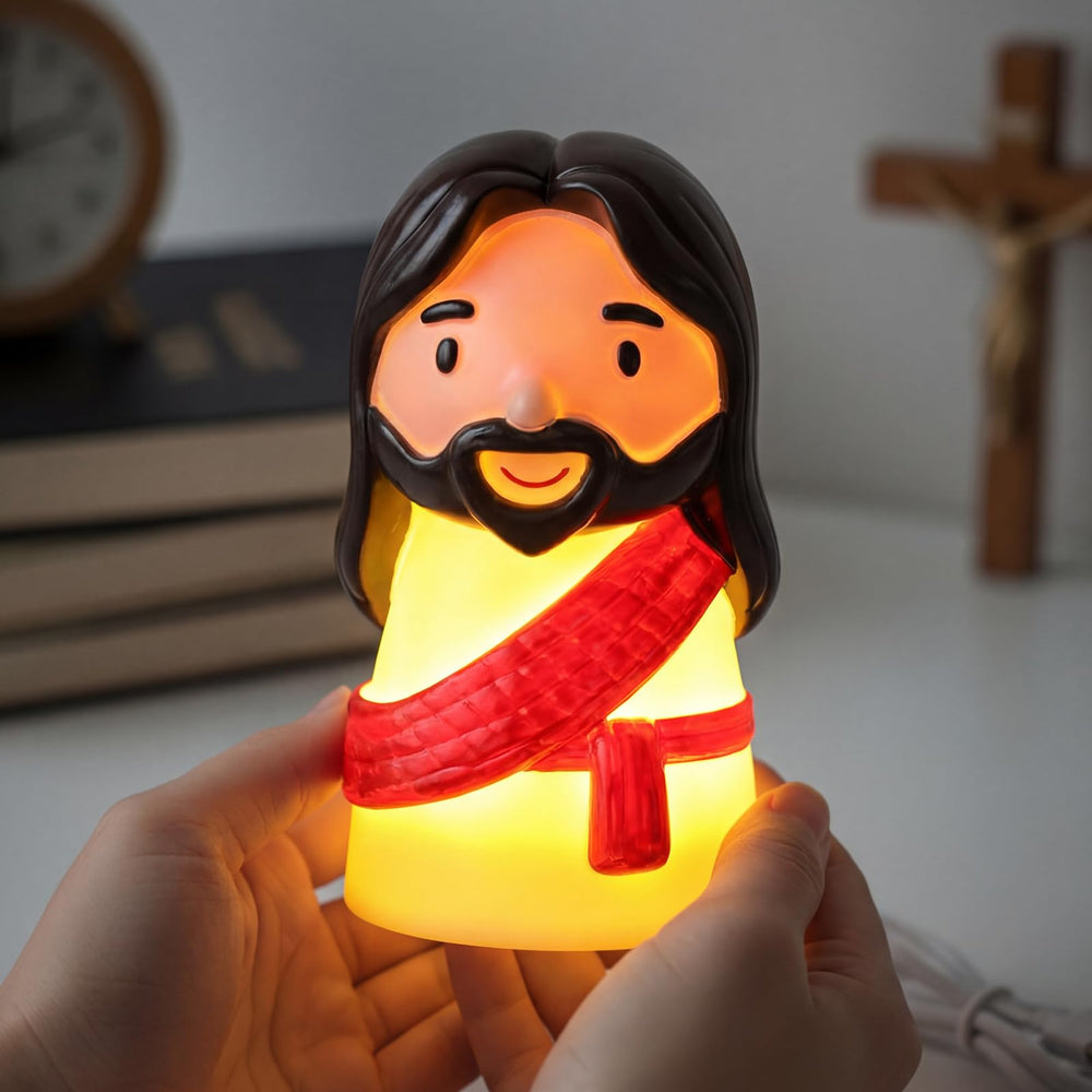 Huquary Christian night light serving as prayer companion