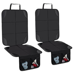 Husfunov car seat protector with thick padding for added comfort and upholstery protection.