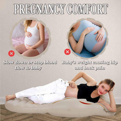 Hushblade three-hole design pillow aids belly, head, and arm support.