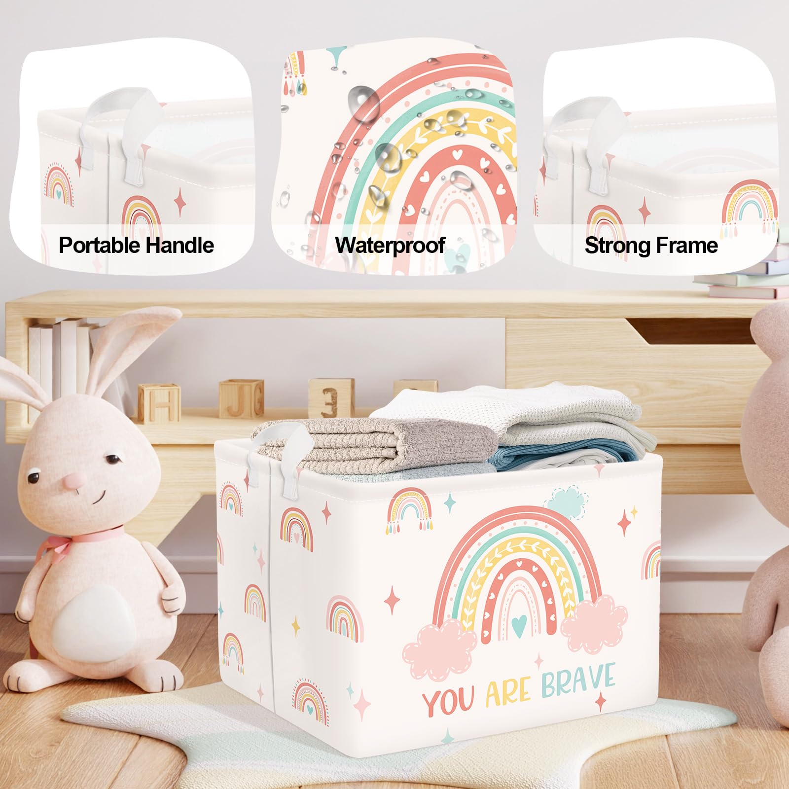 HUUMONSS 36L large toy-bin keeps playroom clutter under control