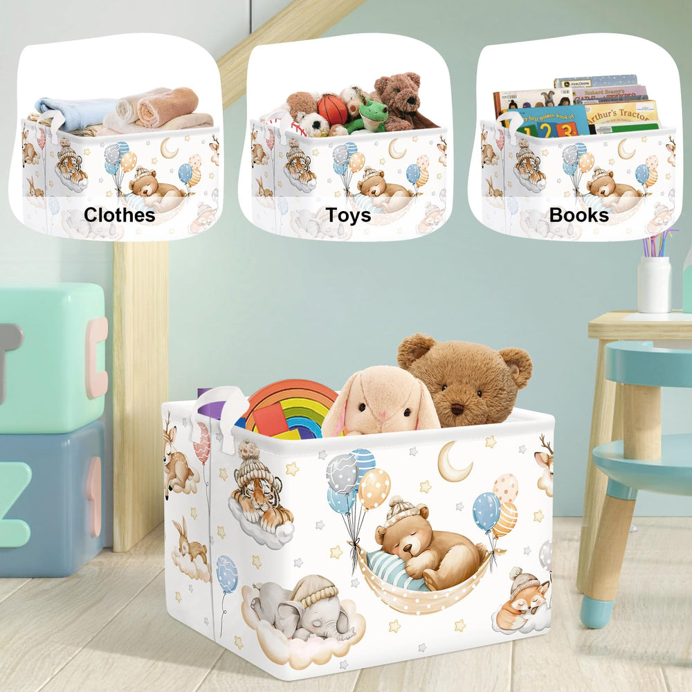 HUUMONSS Foldable Baby Clothes Hamper is easy to move between rooms.