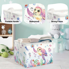 HUUMONSS Freestanding laundry hamper features a top-edge frame for stable upright placement.
