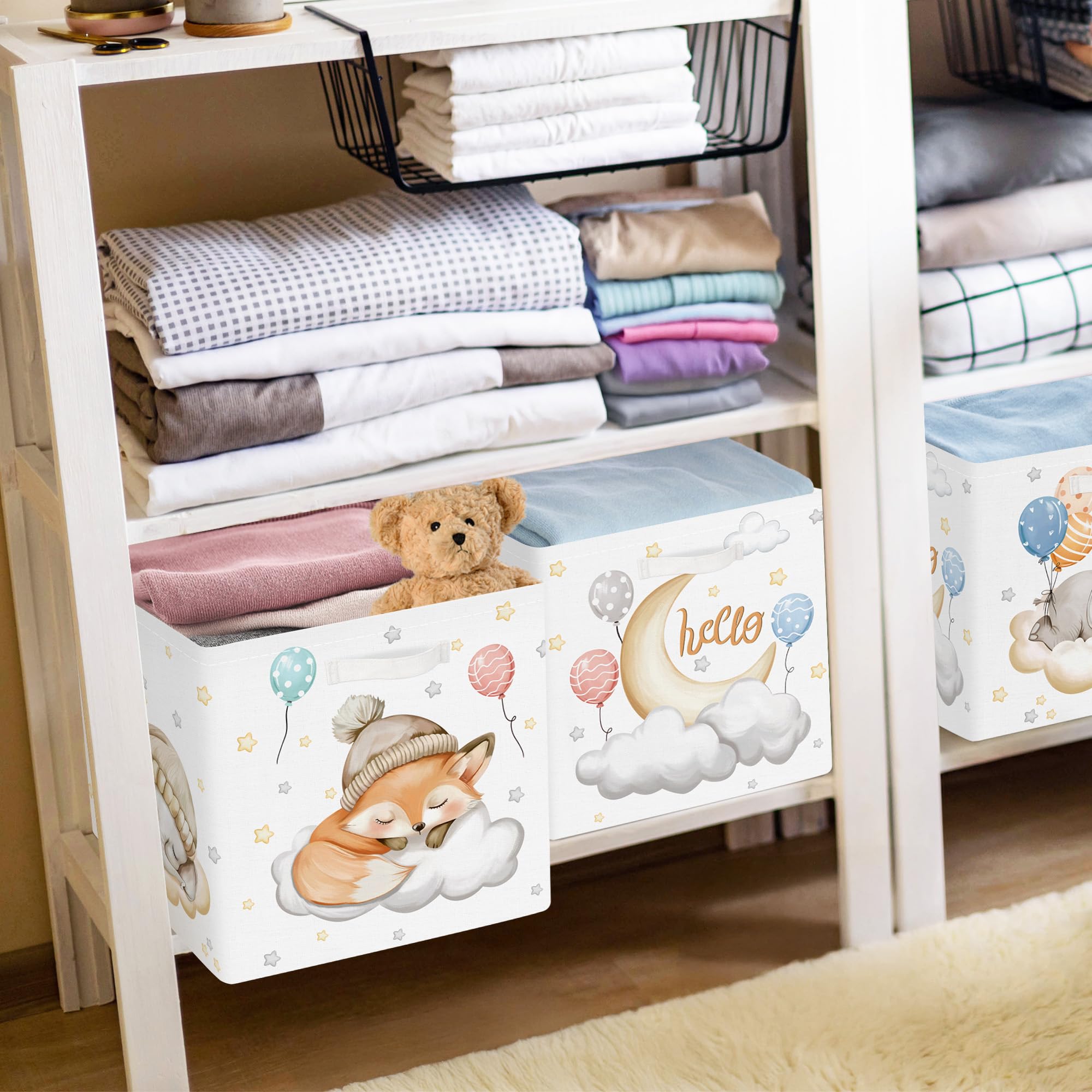 HUUMONSS cube storage with PE coating for easy cleaning