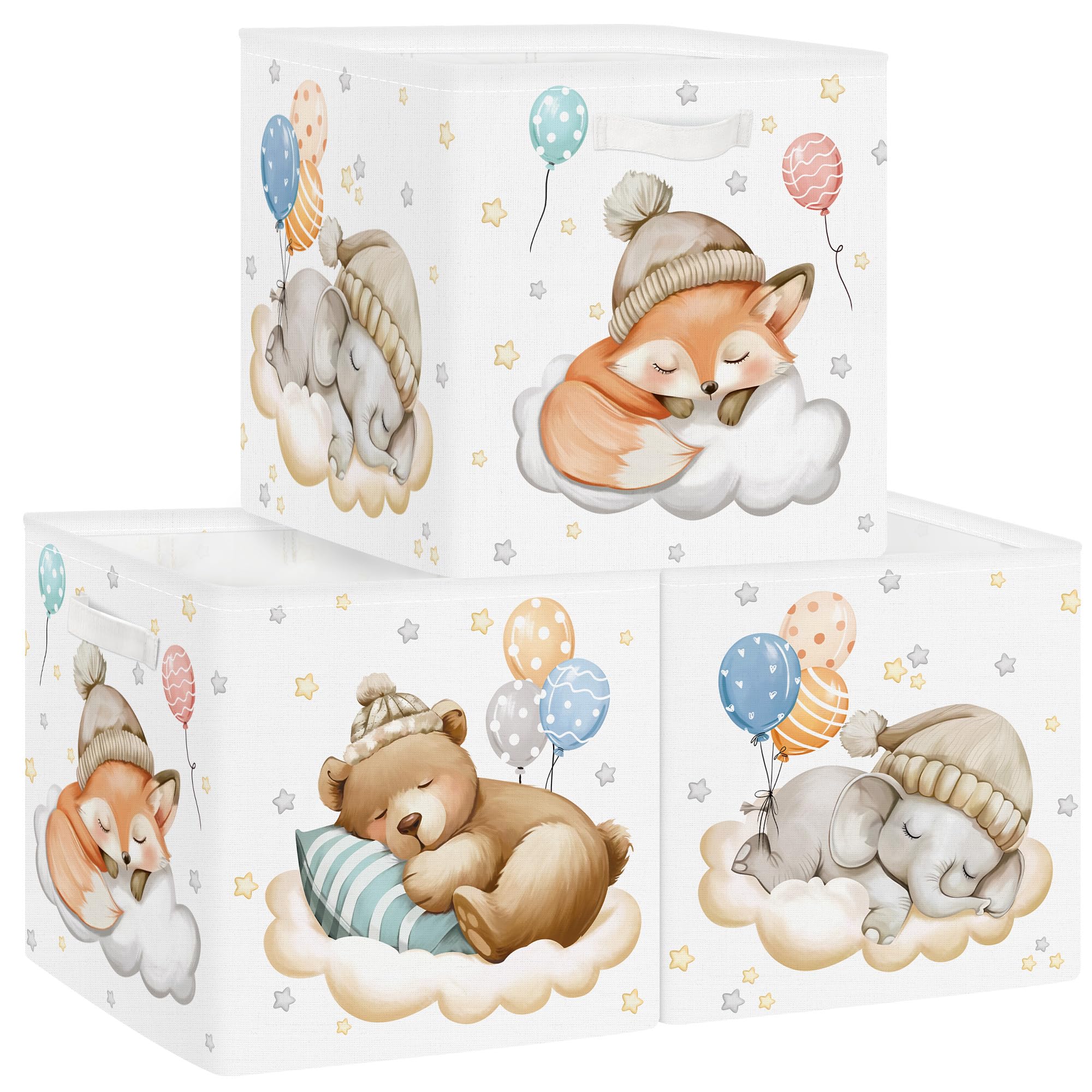 HUUMONSS bear cube storage for kids' room with playful bear design