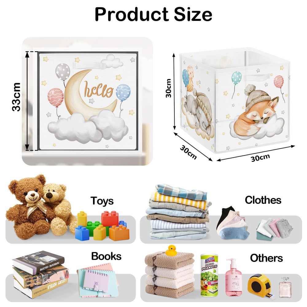 HUUMONSS fox cube storage for tidy playtime and books