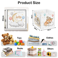 HUUMONSS fox cube storage for tidy playtime and books