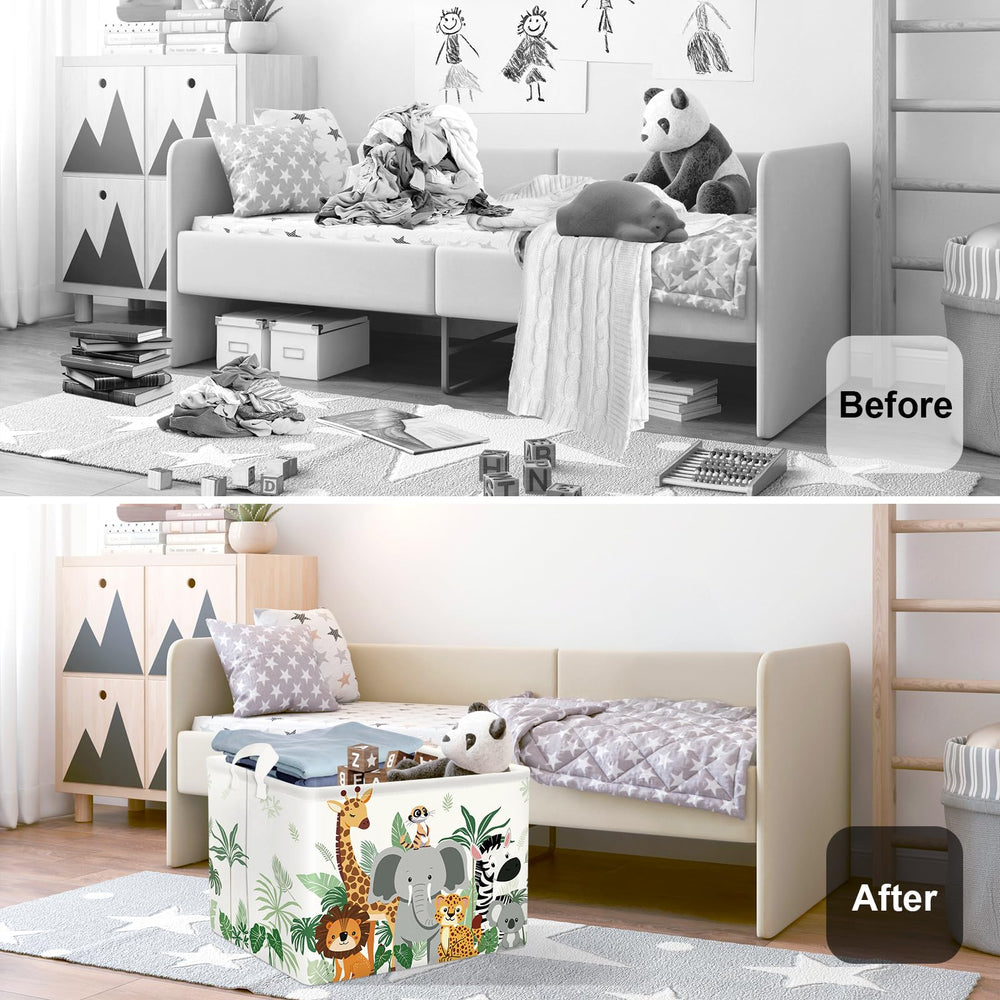 HUUMONSS Tropical Animals hamper full size used in nursery.