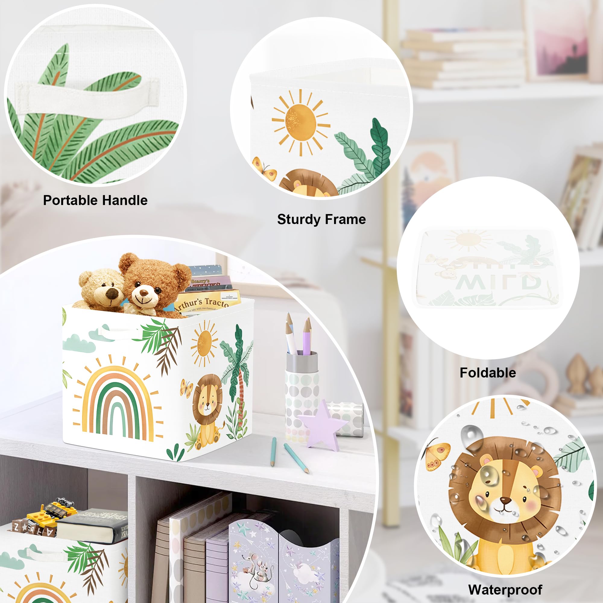 HUUMONSS cube fits standard shelves, ideal for kallax compatibility.