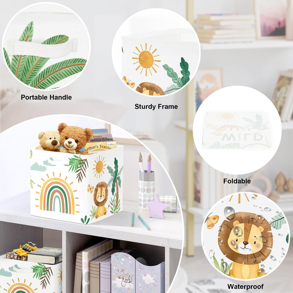 HUUMONSS cube fits standard shelves, ideal for kallax compatibility.