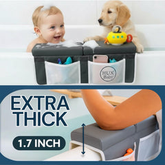 HUX Baby kneeler non-slip backing closeup for a stable bath.