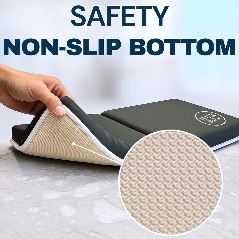 HUX Baby quick-dry material closeup resisting mold and mildew.