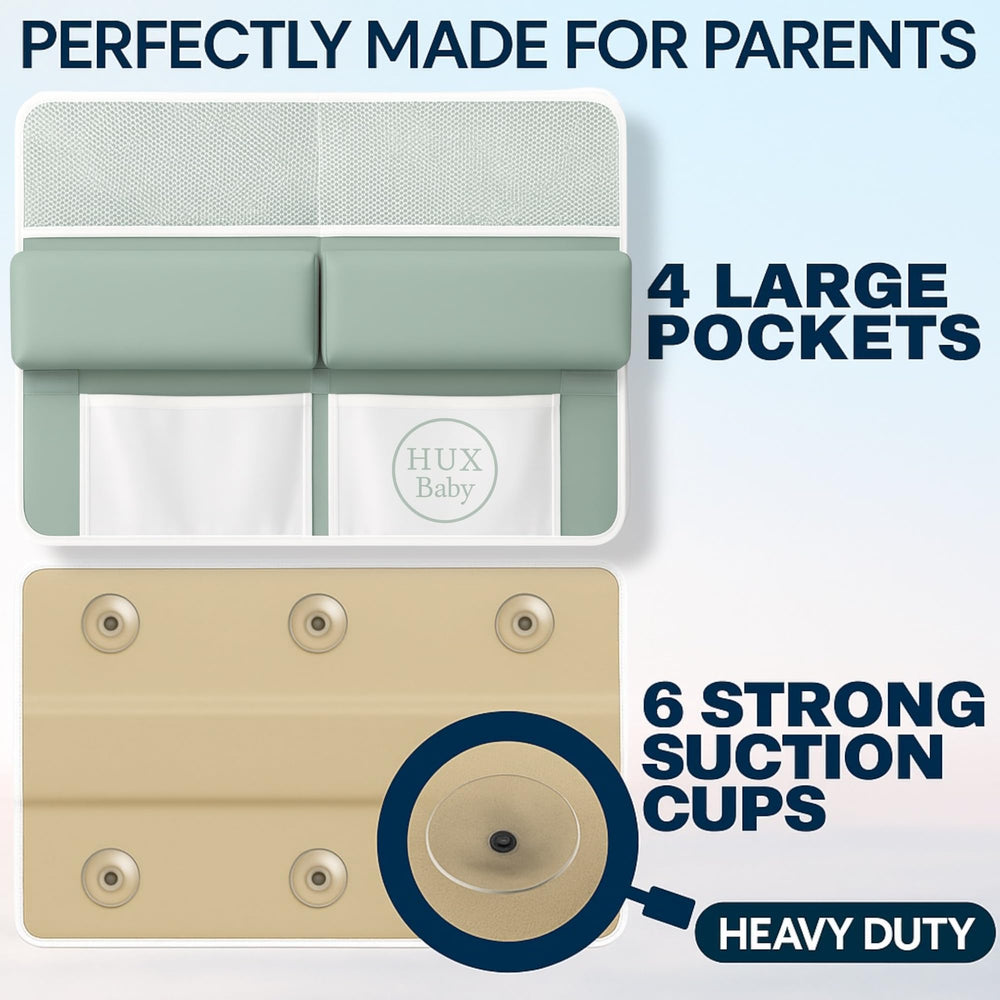 HUX Baby quick-dry material dries fast after baths.