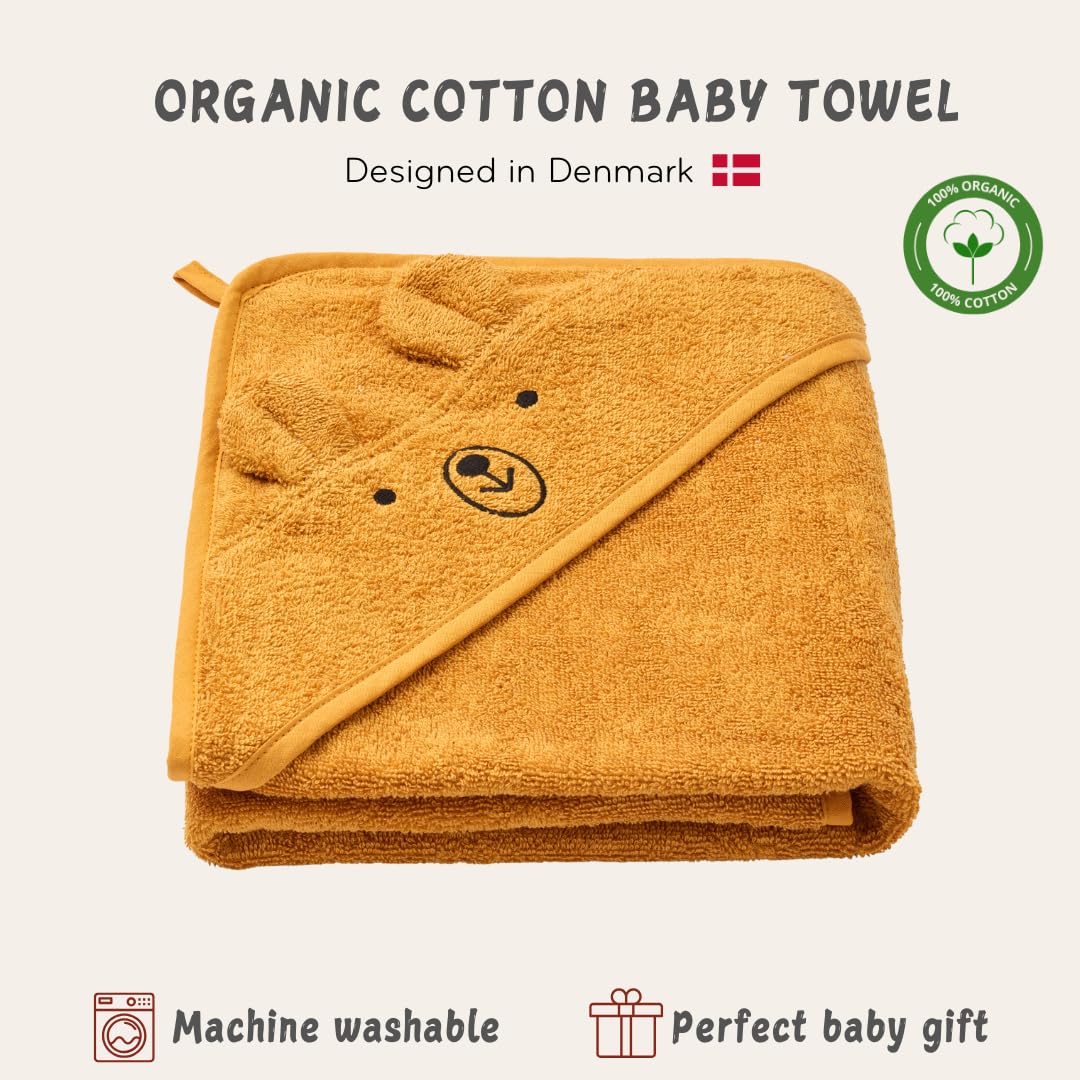 Huxie 32x32 towel size grows with your child.