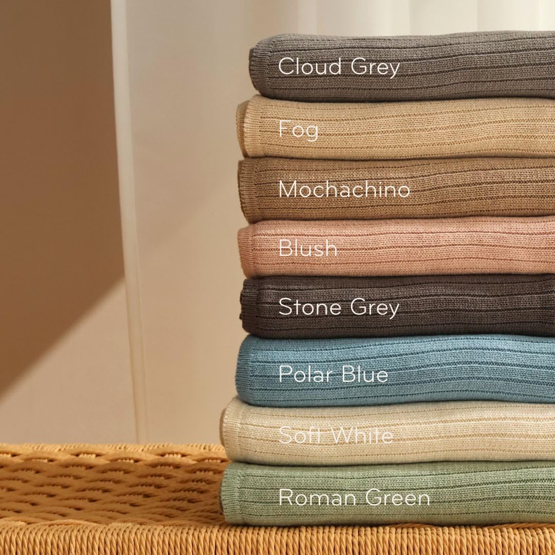 Huxie mochachino color blanket suited for car seat or crib comfort.
