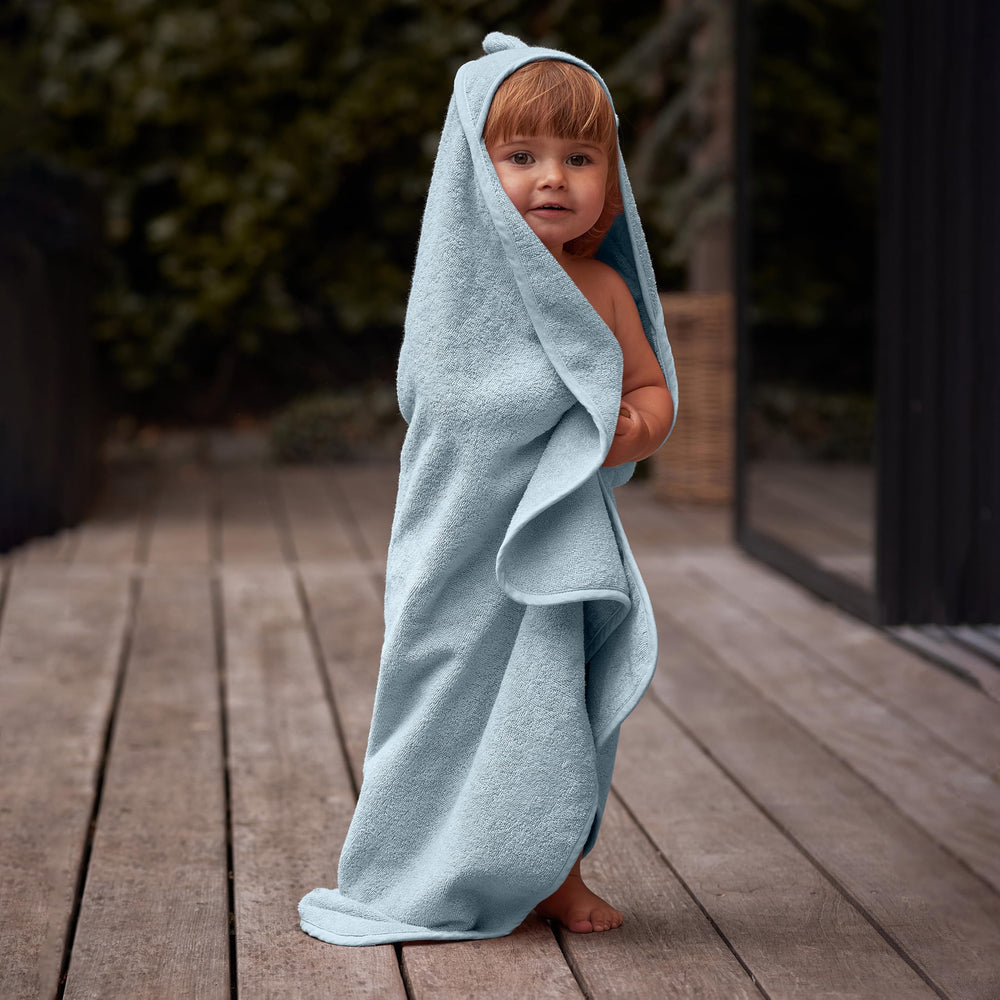 Huxie bear blue towel texture emphasizes skin friendly cotton