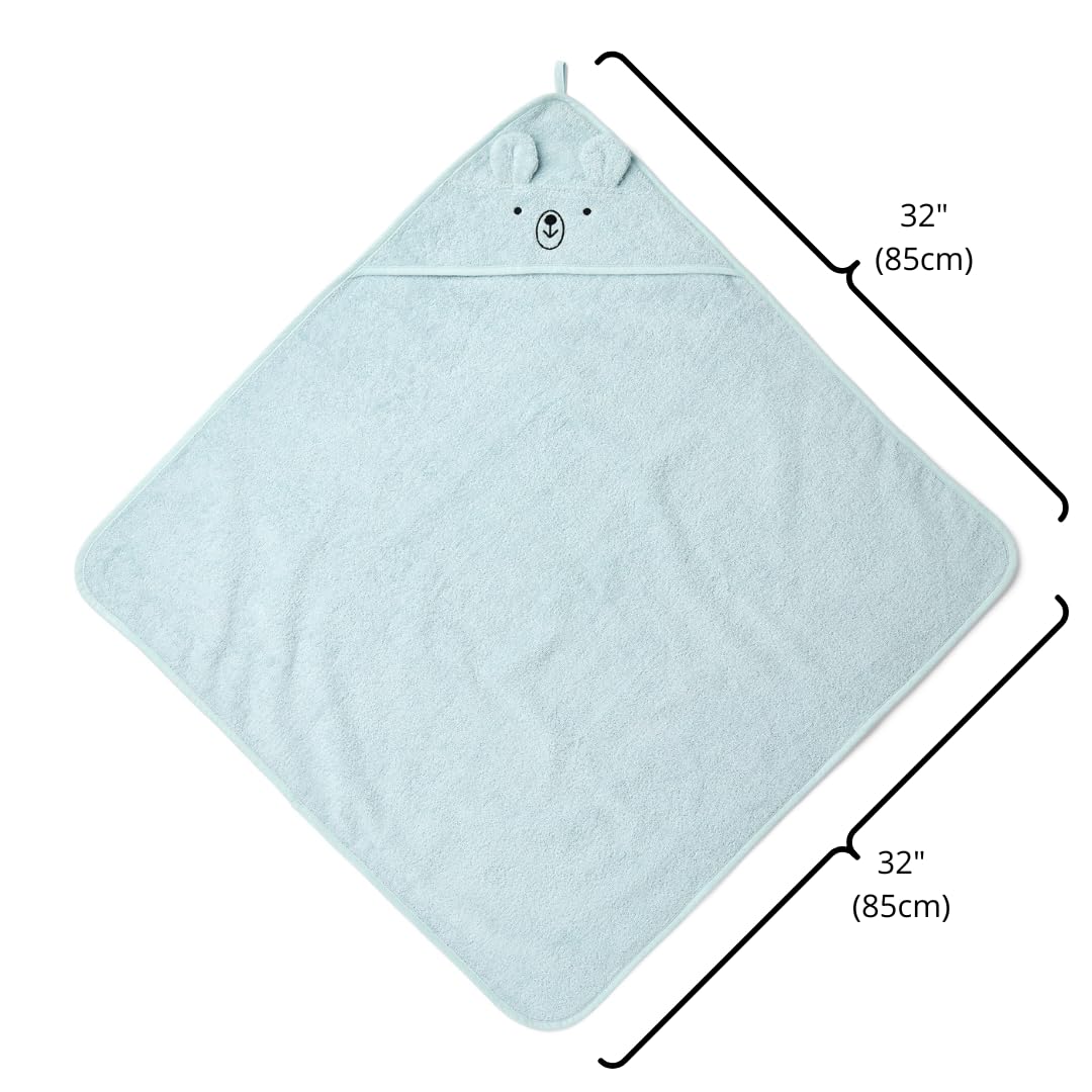 Huxie bear blue towel stitching highlights durability for long term use