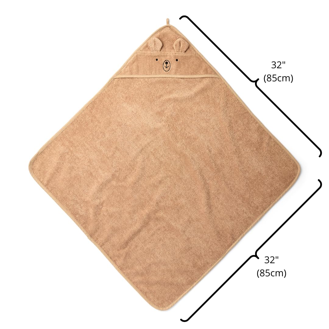 Huxie baby hooded towel easy care and long-lasting softness.