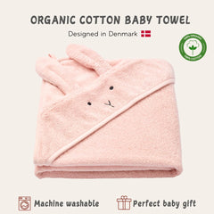 Huxie baby towel 32x32 size for generous post-bath coverage