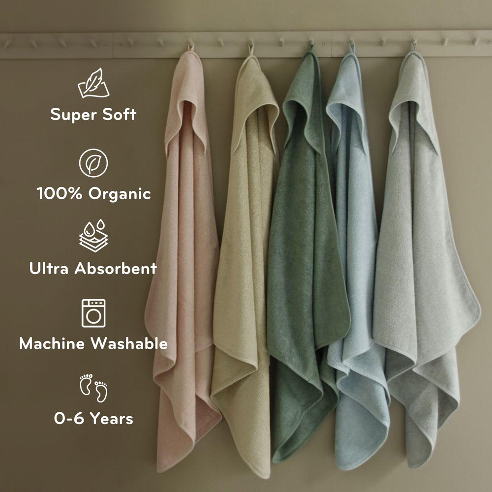 Huxie hooded towel with durable, easy-care fabric that remains soft wash after wash.