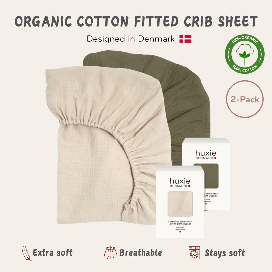 Huxie breathable muslin fabric surface against baby's skin