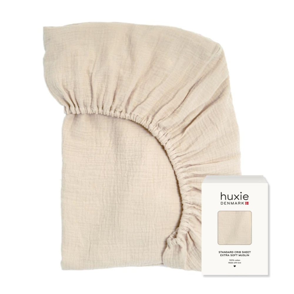 Huxie fog crib sheet ultra-soft fabric improves baby comfort during naps