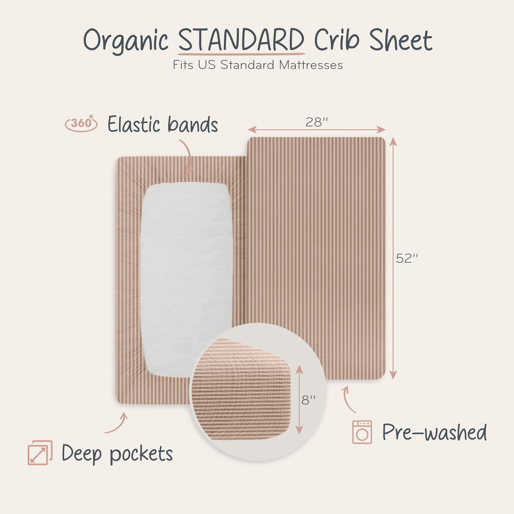Huxie crib sheet is machine washable for easy family laundry