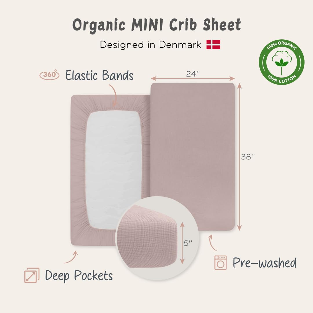 Huxie fitted sheet with deep pockets and elastic edge for secure fit.