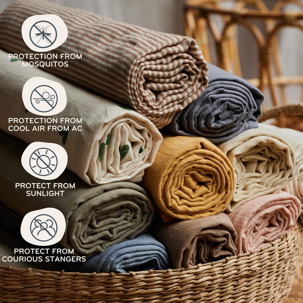 Huxie gift-ready canopy is a thoughtful baby shower present.