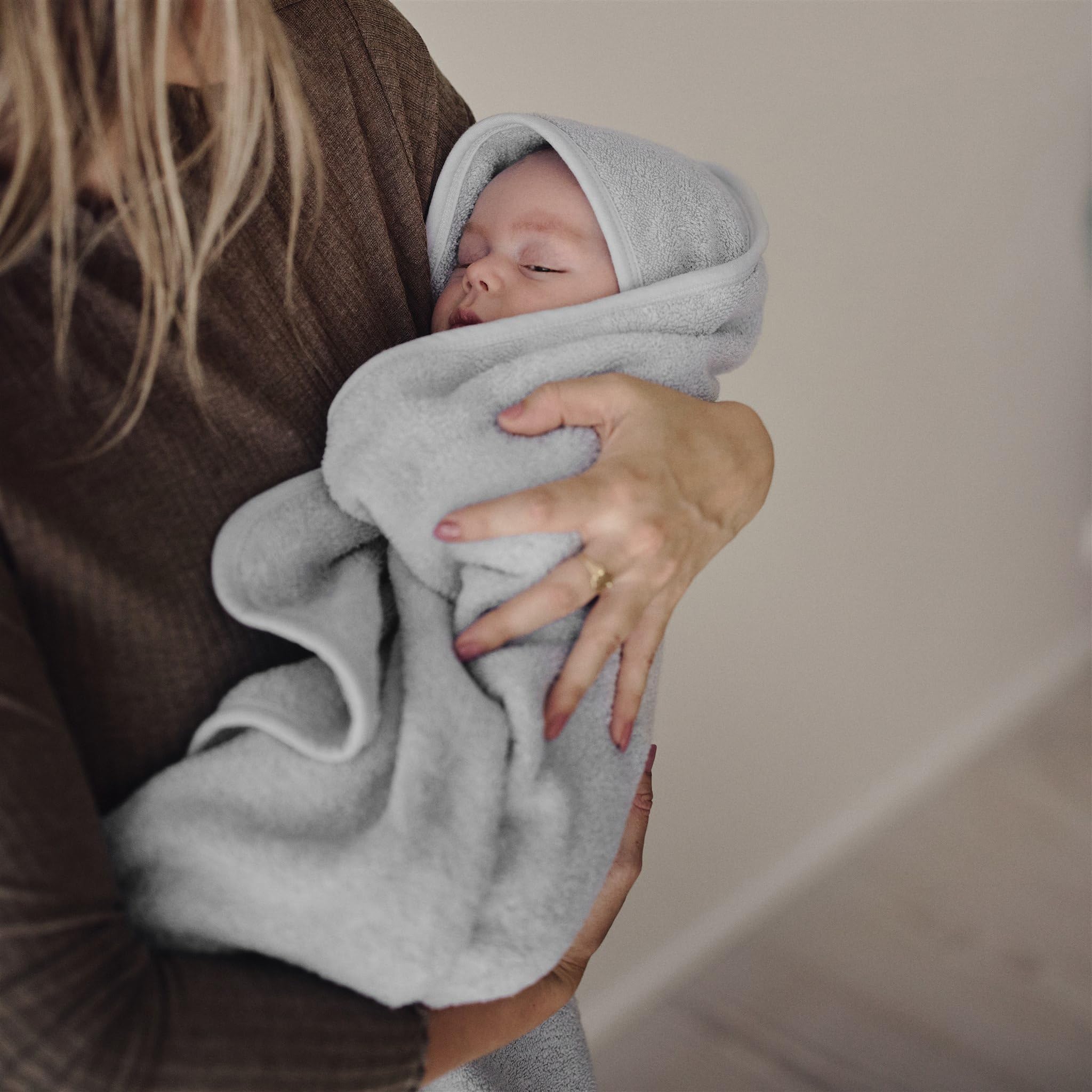 Gift-ready Huxie towel ideal for baby showers and registries