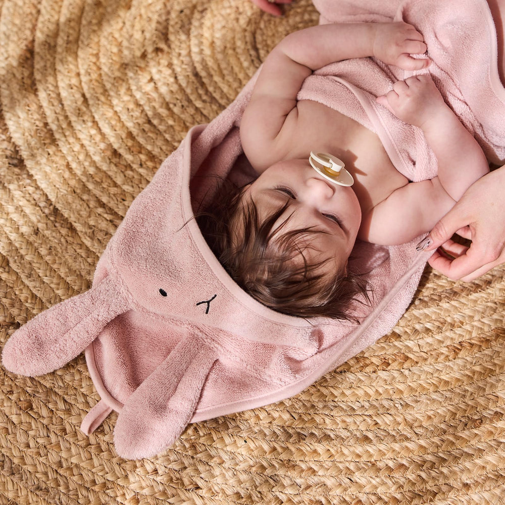 Huxie hooded towel soft touch ready for cuddle time