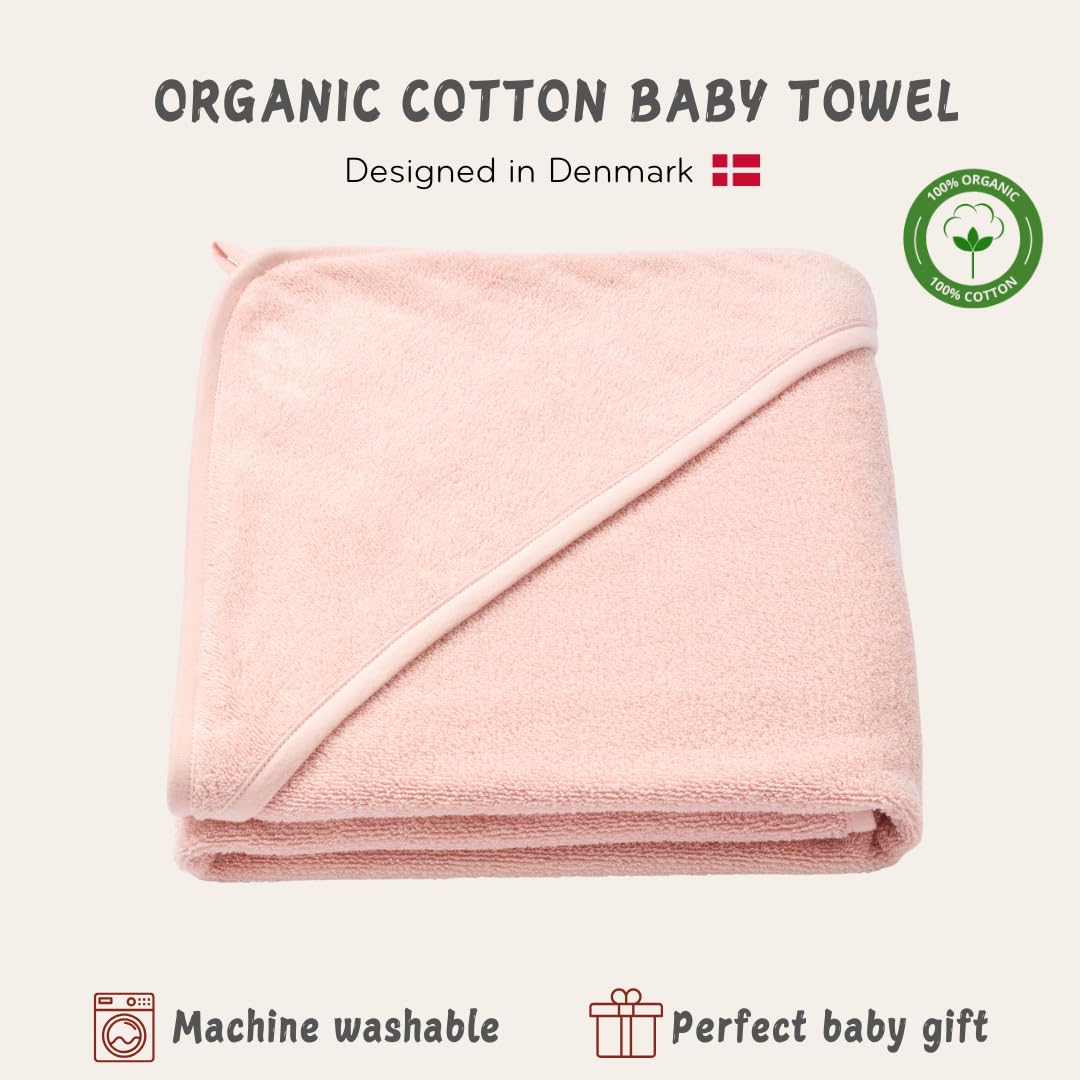 Huxie baby hooded towel 32x32 inches, roomy for growing toddlers.
