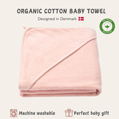 Huxie baby hooded towel 32x32 inches, roomy for growing toddlers.