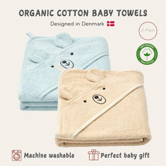 Huxie hooded towel close-up reveals fluffy weave and durable stitching.