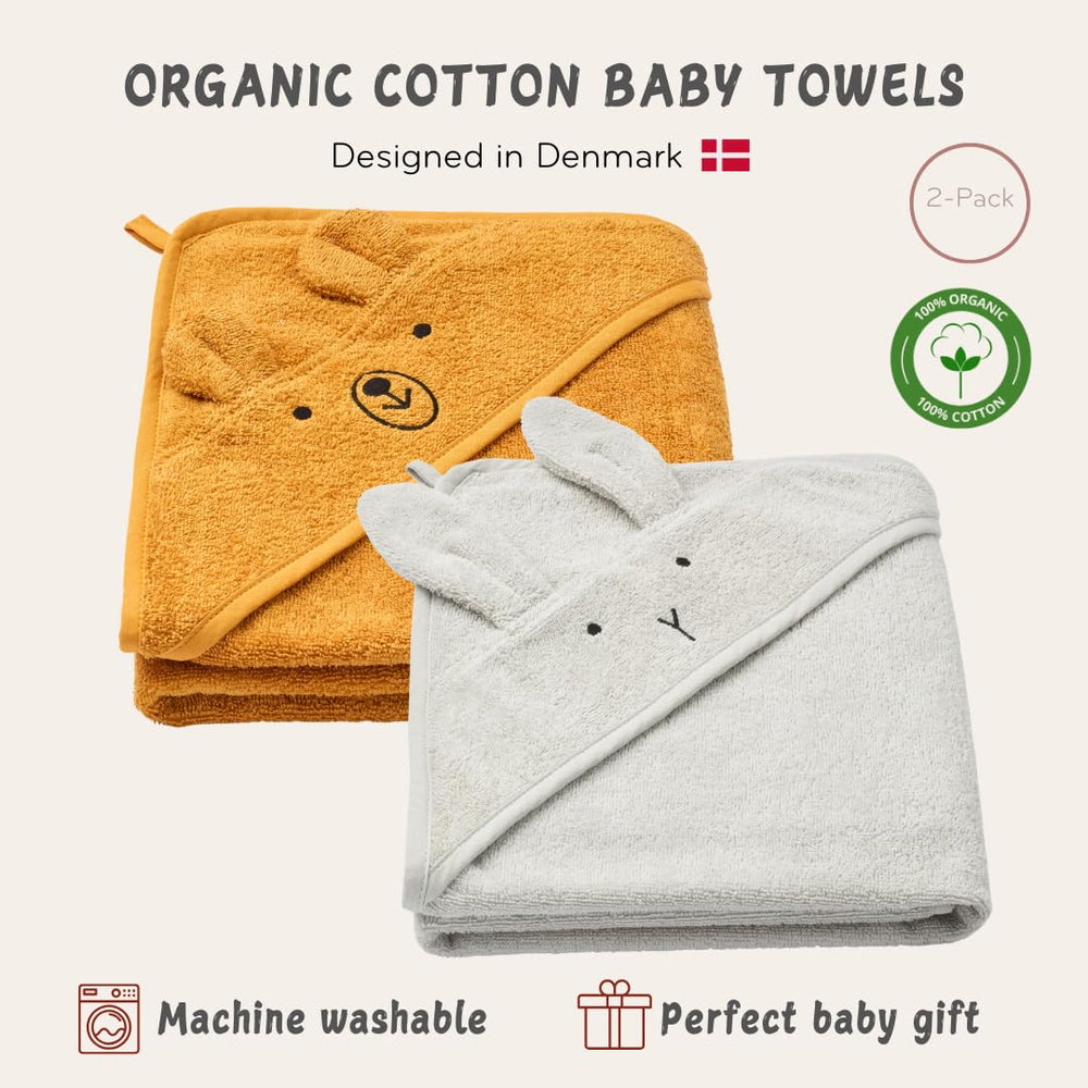 Huxie hooded towel fabric texture close-up—organic cotton softness.