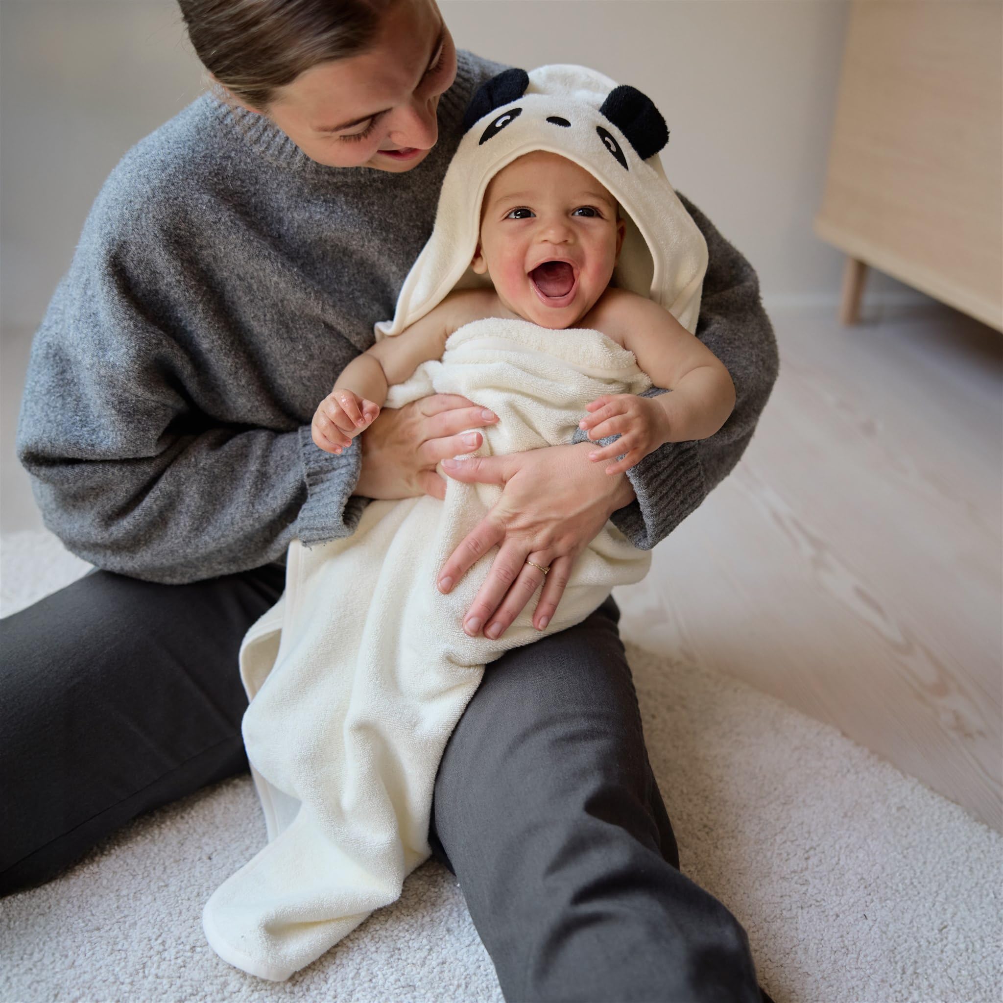 Huxie Organic Cotton closeup—soft fibers for sensitive skin