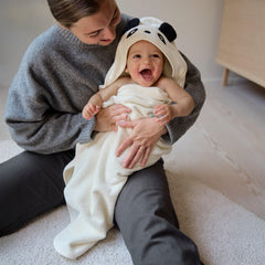 Huxie Organic Cotton closeup—soft fibers for sensitive skin