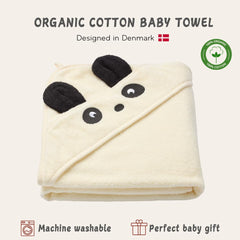 Huxie Towel Size 32x32—generous coverage for newborns to toddlers