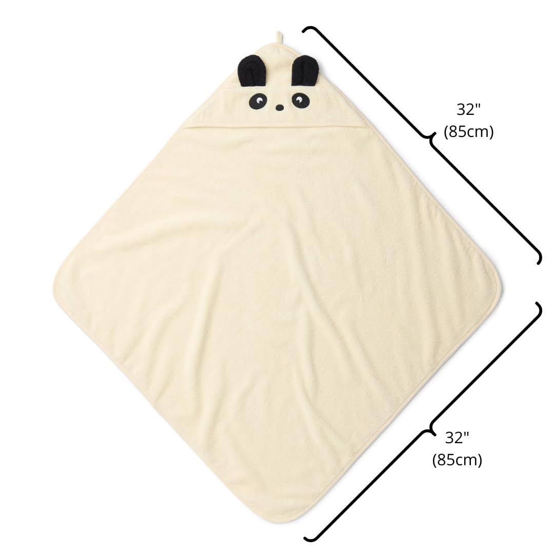 Huxie Towel Wrapped Baby—snug hooded wrap for bath or beach